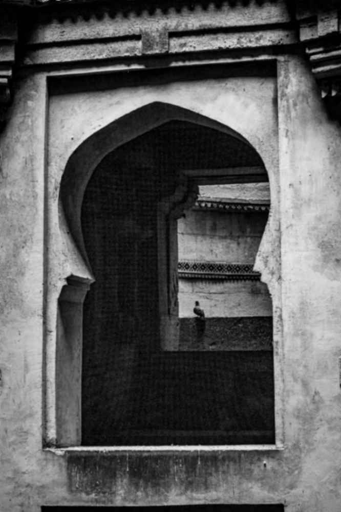 Black and white ahmedabad door