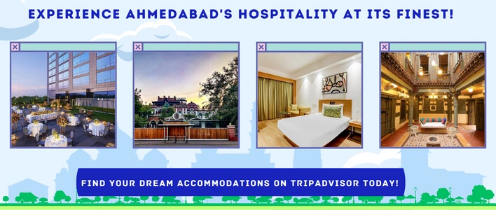 various accommodation options for travelers in Ahmedabad