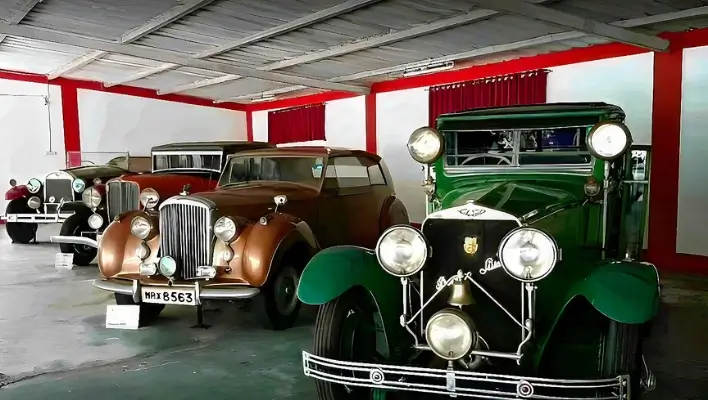 auto world vintage car museum showing cars