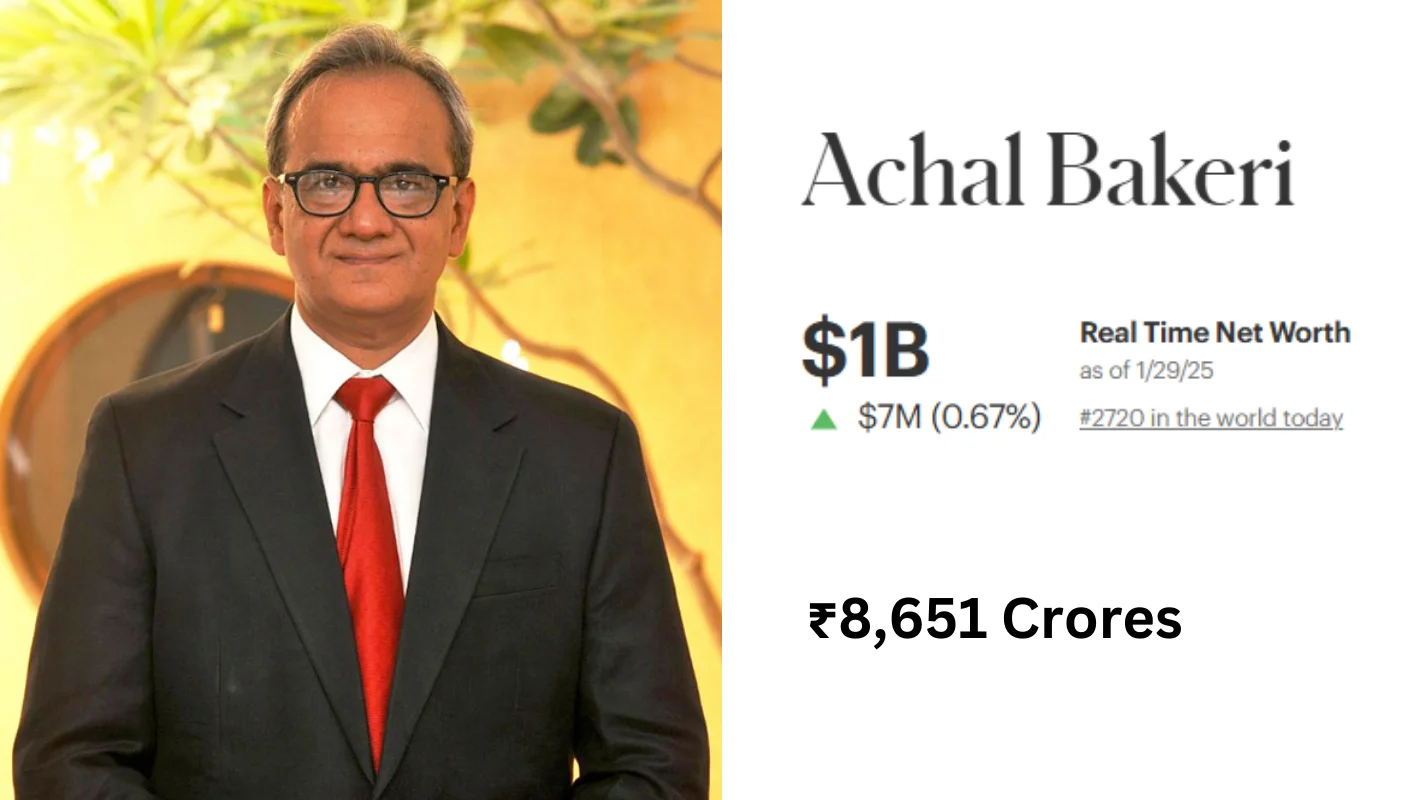 Achal Bakeri richest person in ahmedabad Netwoth in indian rupees