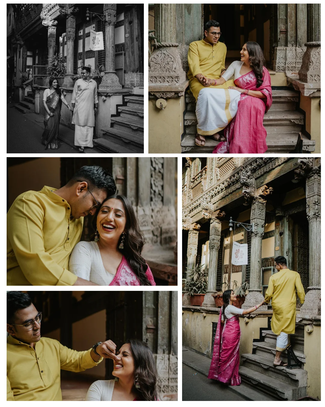 Ahmedabad pols location for pre wedding photoshoot