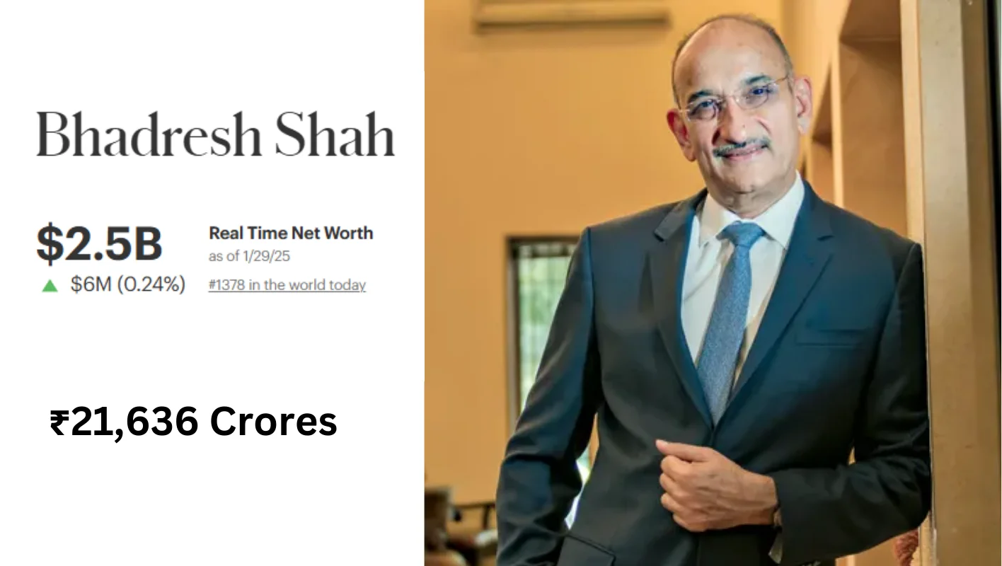 Bhadresh Shah ahmedabad richest man Netwoth in indian rupees