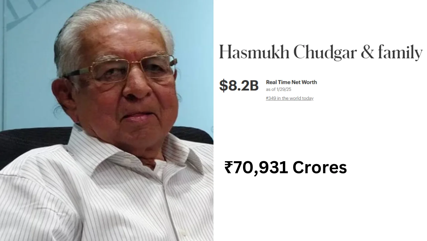 Hasmukh Chudgar Family ahmedabad richest man Netwoth in indian rupees