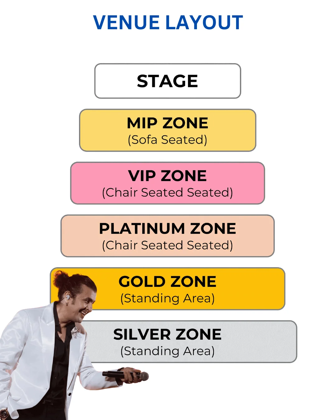 sonu nigam concert venue layout ahmedabad