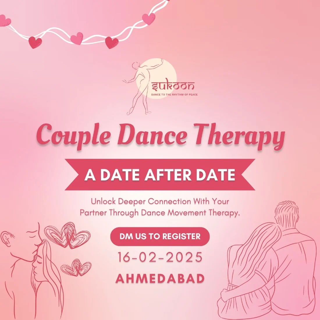 A Date After the Day Couple Dance Therapy by Sukoon Ahmedabad Valentines day