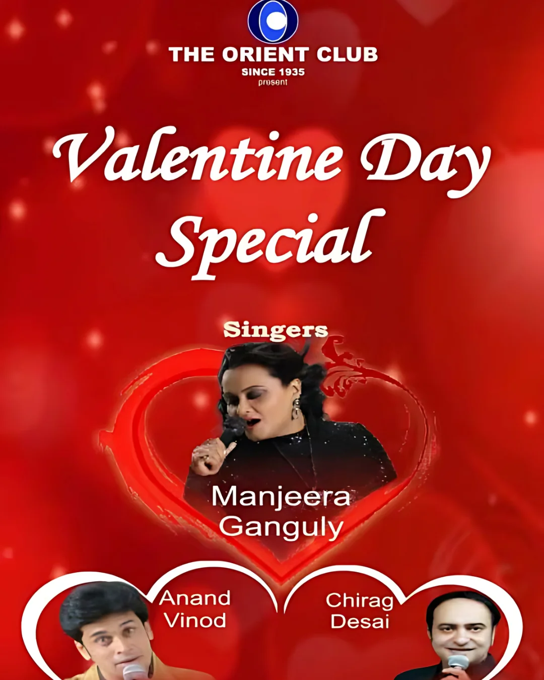 Valentines Day Celebration at Orient Club